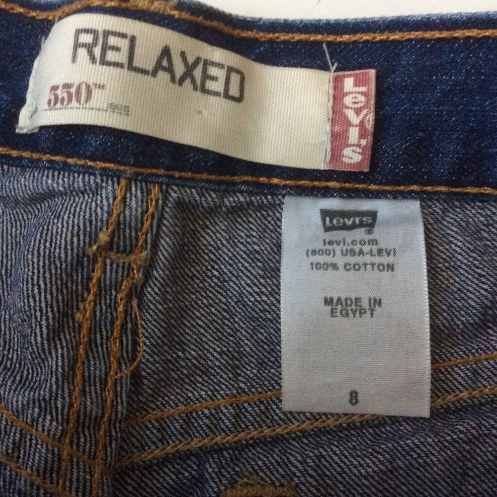 Levi’s 550 Relaxed Fit Jean Shorts Size 8 - Picture 5 of 12